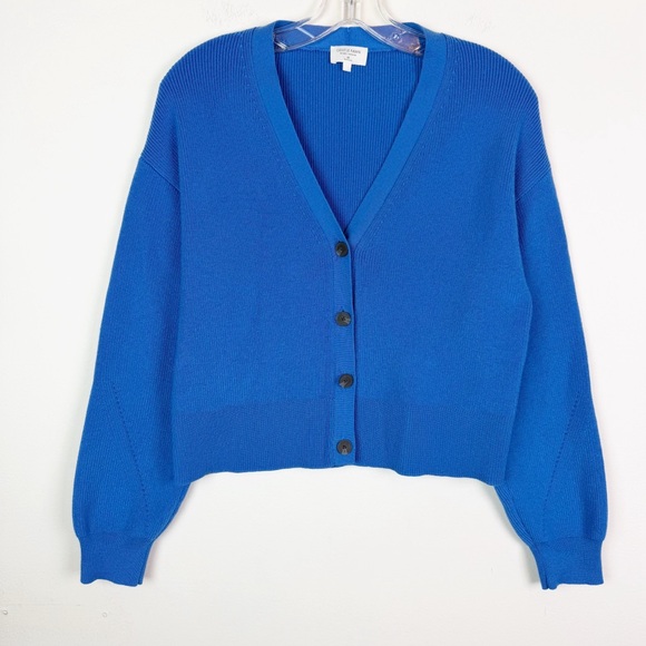 Gentle Fawn Orville Cardigan Sweater in Cobalt Size M - Picture 3 of 14